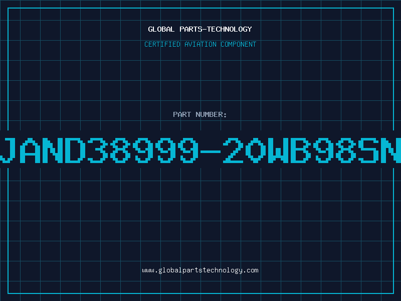 Aviation Part JAND38999-20WB98SN