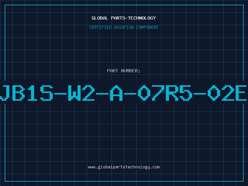 Aviation Part JB1S-W2-A-07R5-02E