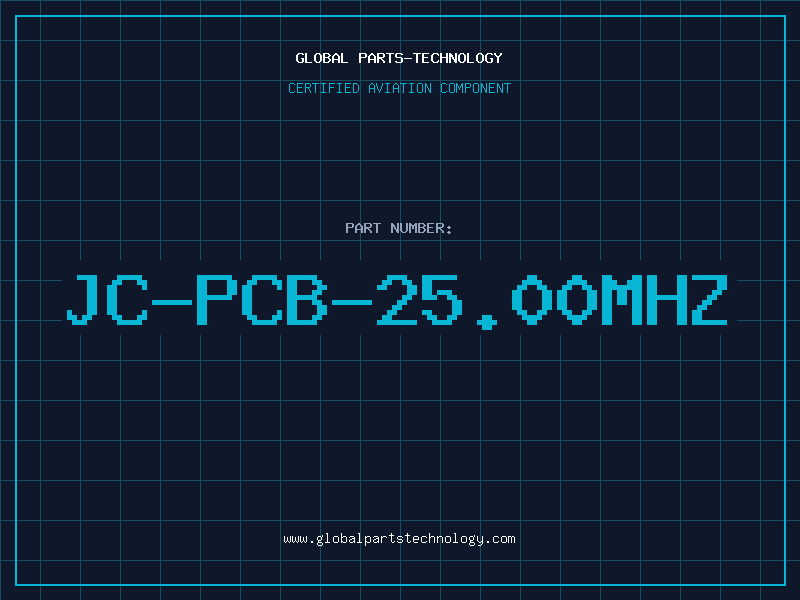 Aviation Part JC-PCB-25.00MHZ