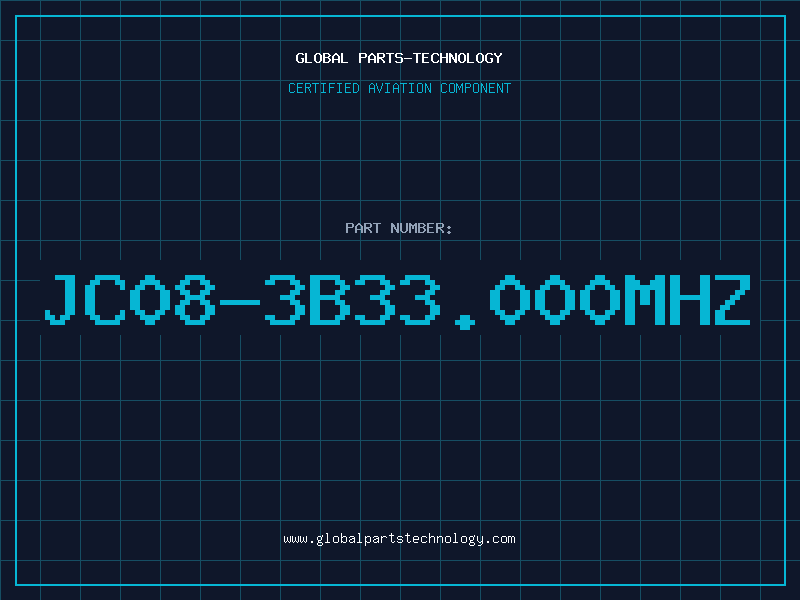 Aviation Part JC08-3B33.000MHZ