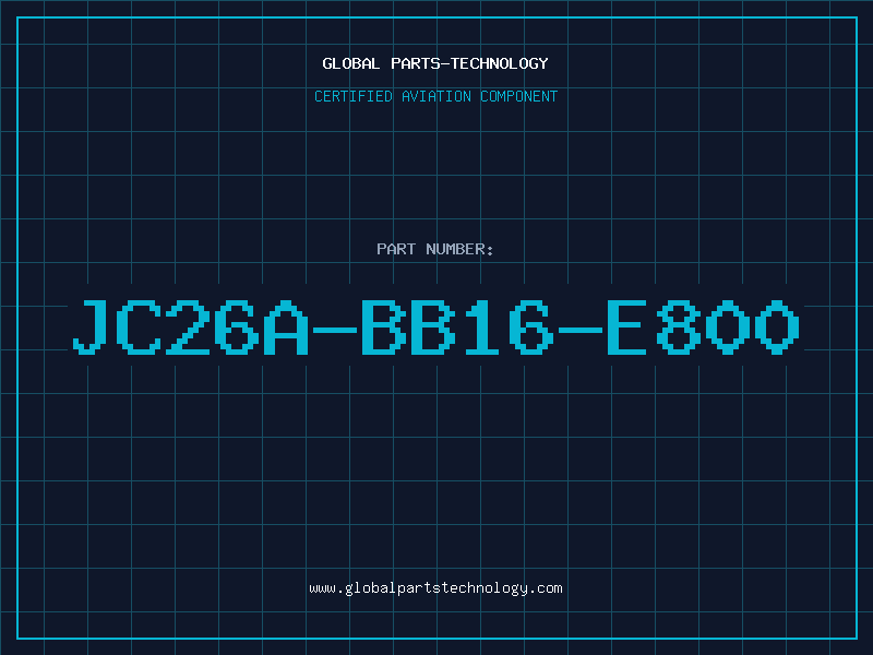 Aviation Part JC26A-BB16-E800