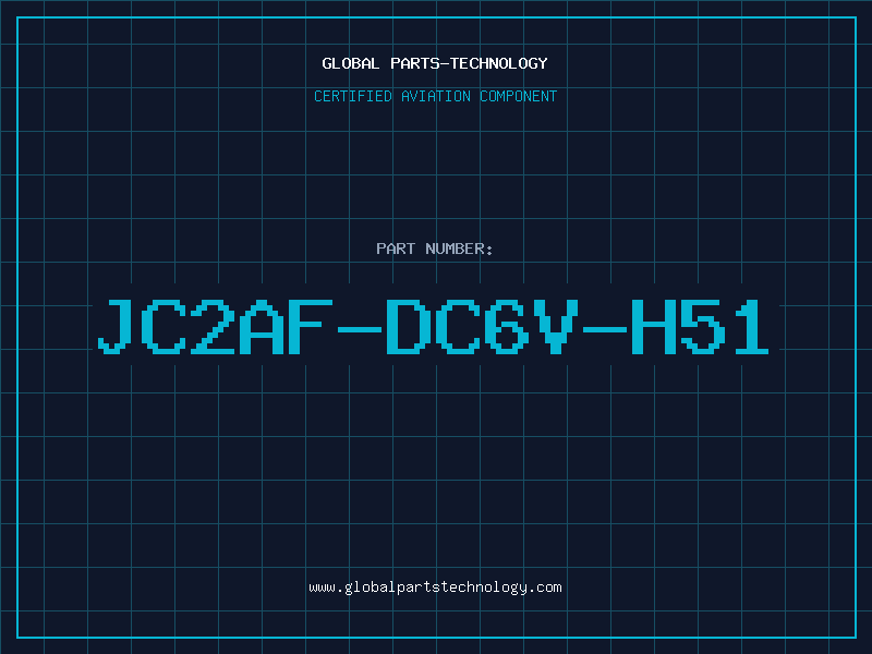 Aviation Part JC2AF-DC6V-H51