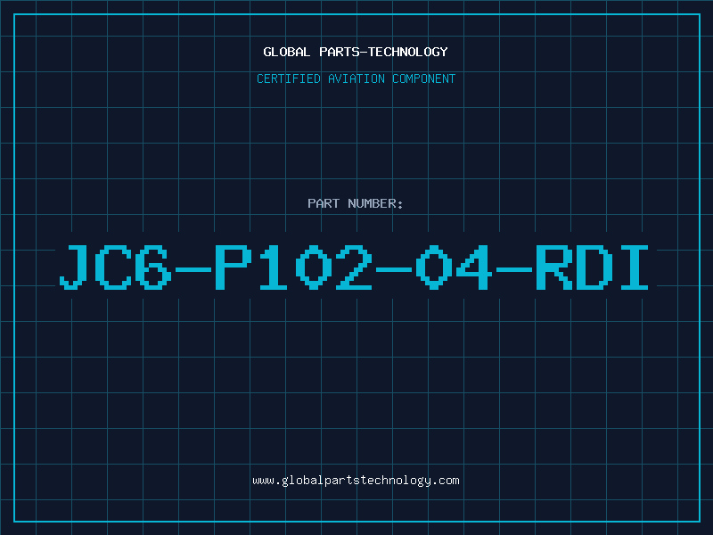 Aviation Part JC6-P102-04-RDI