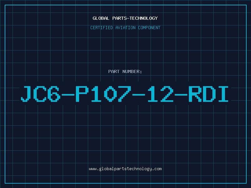 Aviation Part JC6-P107-12-RDI