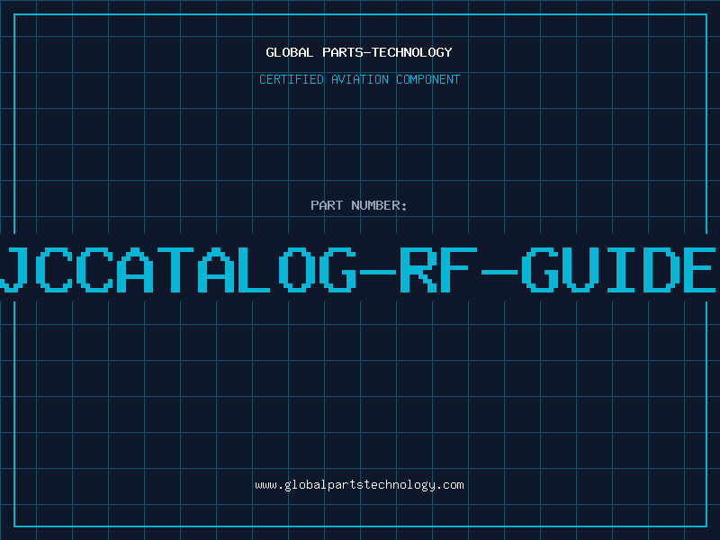 Aviation Part JCCATALOG-RF-GUIDE