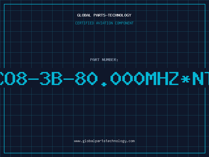 Aviation Part JCO8-3B-80.000MHZ*NTB