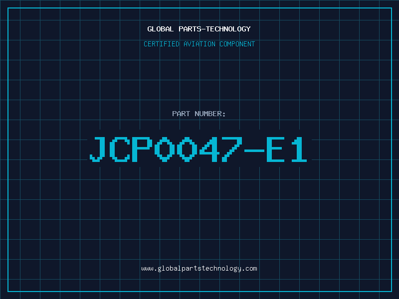 Aviation Part JCP0047-E1