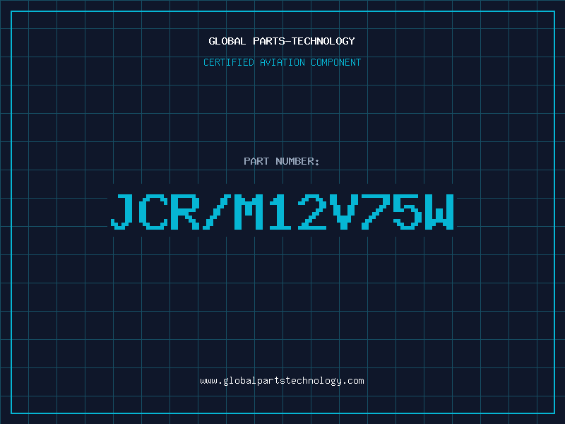 Aviation Part JCR/M12V75W
