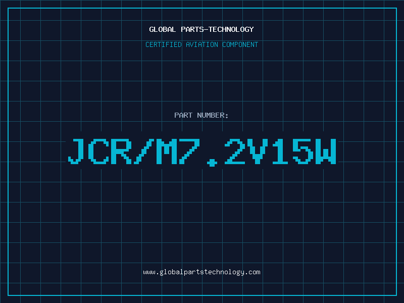 Aviation Part JCR/M7.2V15W