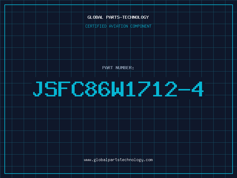 Aviation Part JSFC86W1712-4