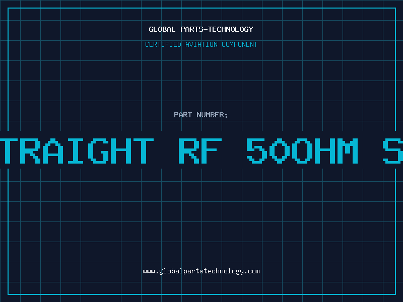 Aviation Part Jack straight RF 50ohm SC seri