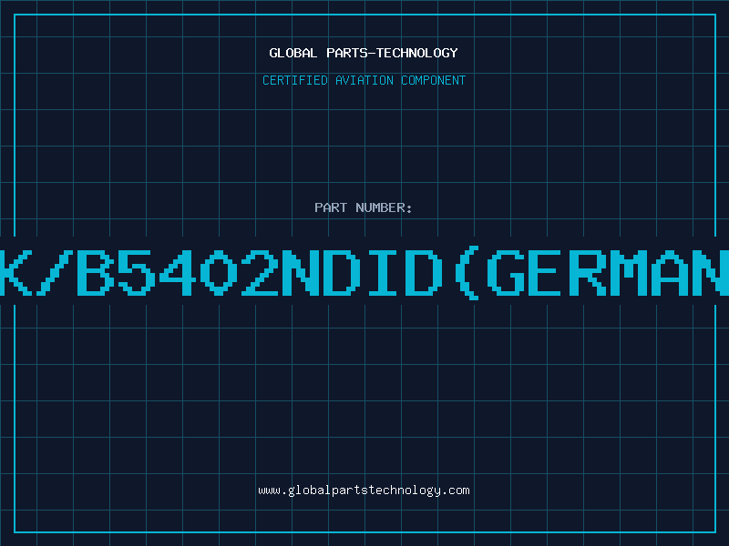 Aviation Part K/B5402NDID(GERMAN