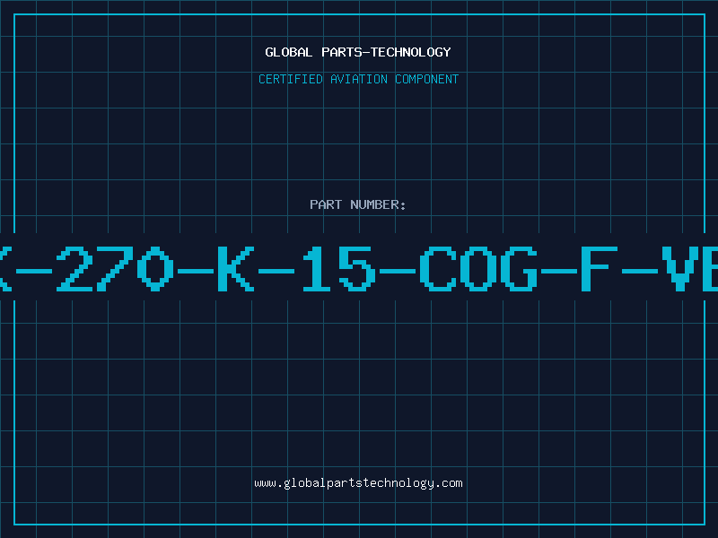 Aviation Part K-270-K-15-COG-F-VB