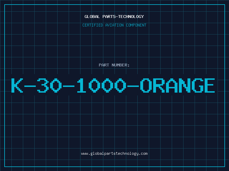 Aviation Part K-30-1000-ORANGE