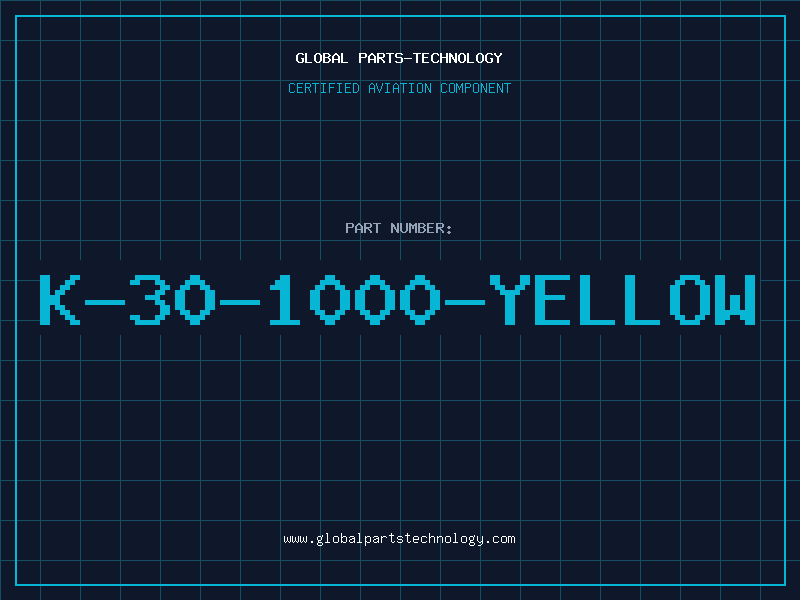 Aviation Part K-30-1000-YELLOW