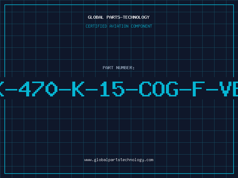 Aviation Part K-470-K-15-COG-F-VB