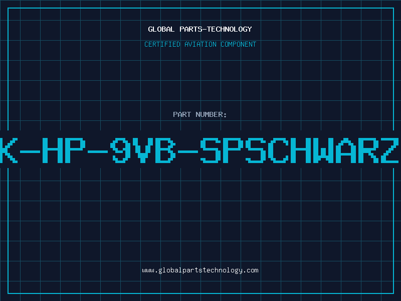Aviation Part K-HP-9VB-SPSCHWARZ