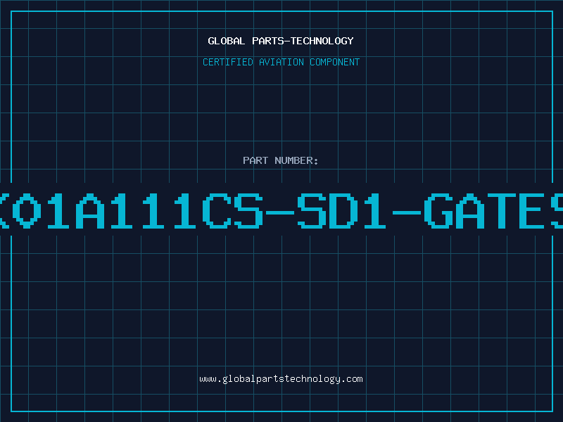 Aviation Part K01A111CS-SD1-GATES
