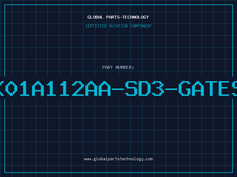 Aviation Part K01A112AA-SD3-GATES