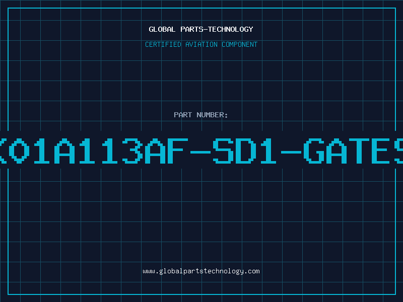 Aviation Part K01A113AF-SD1-GATES