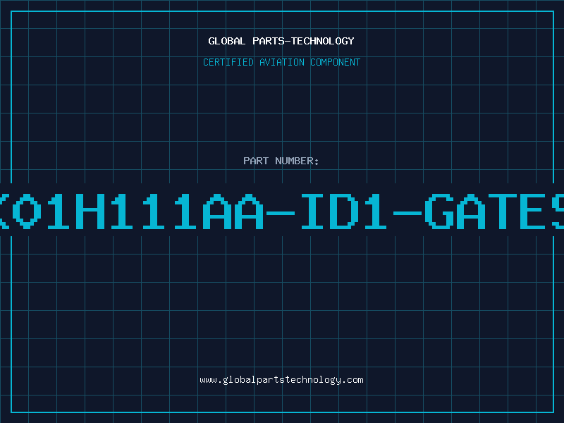 Aviation Part K01H111AA-ID1-GATES