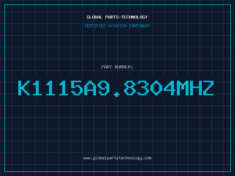 Aviation Part K1115A9.8304MHZ