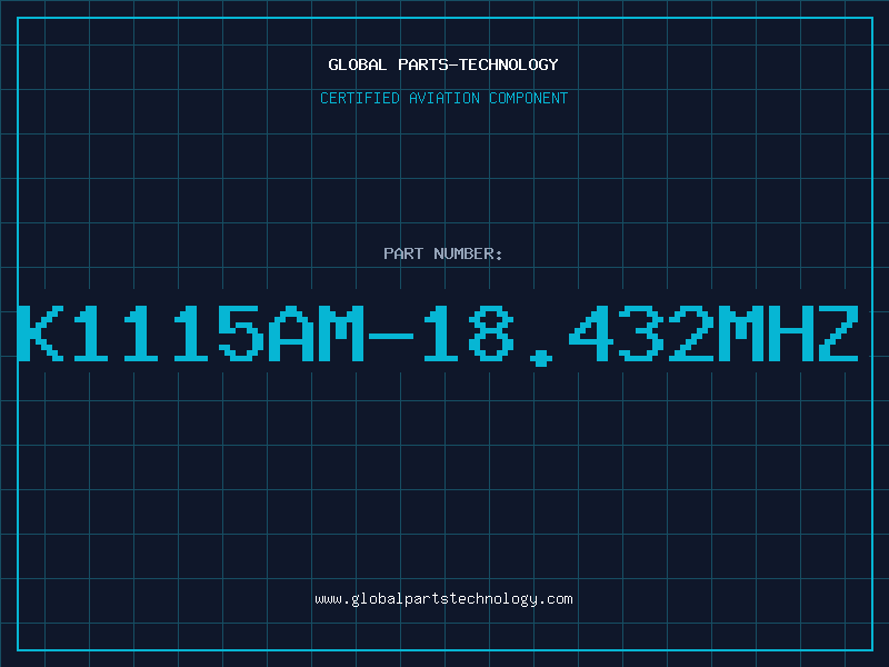 Aviation Part K1115AM-18.432MHZ