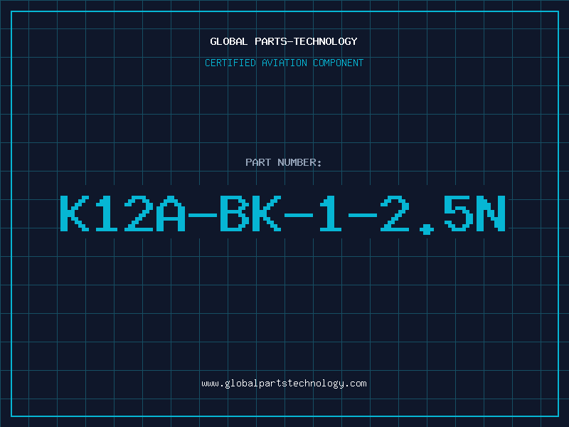 Aviation Part K12A-BK-1-2.5N