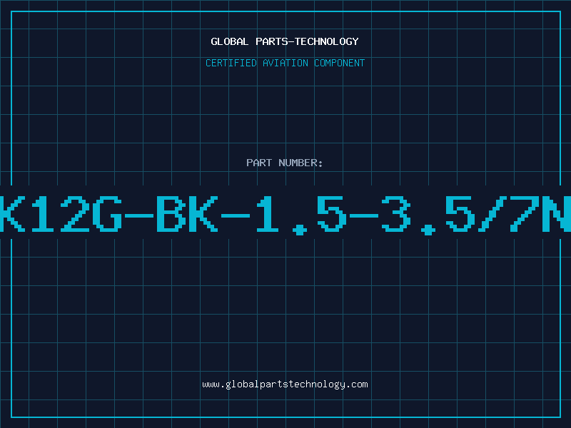Aviation Part K12G-BK-1.5-3.5/7N