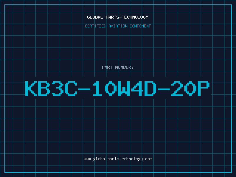 Aviation Part KB3C-10W4D-20P