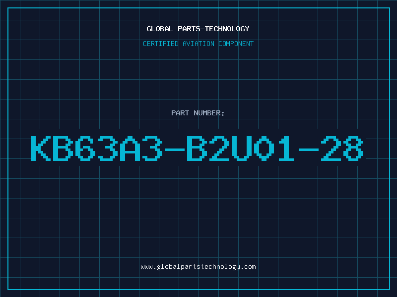 Aviation Part KB63A3-B2U01-28