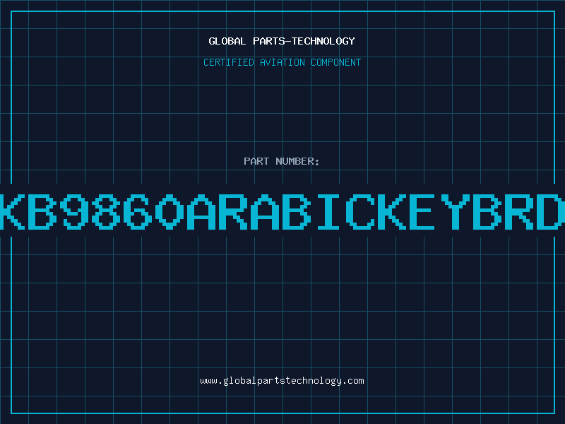 Aviation Part KB9860ARABICKEYBRD