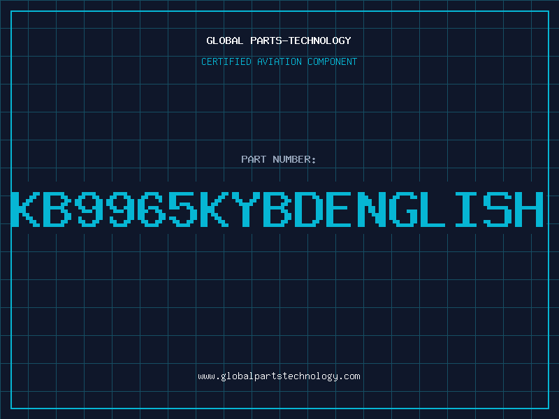 Aviation Part KB9965KYBDENGLISH