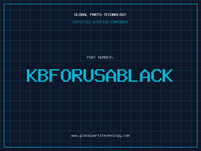 Aviation Part KBFORUSABLACK