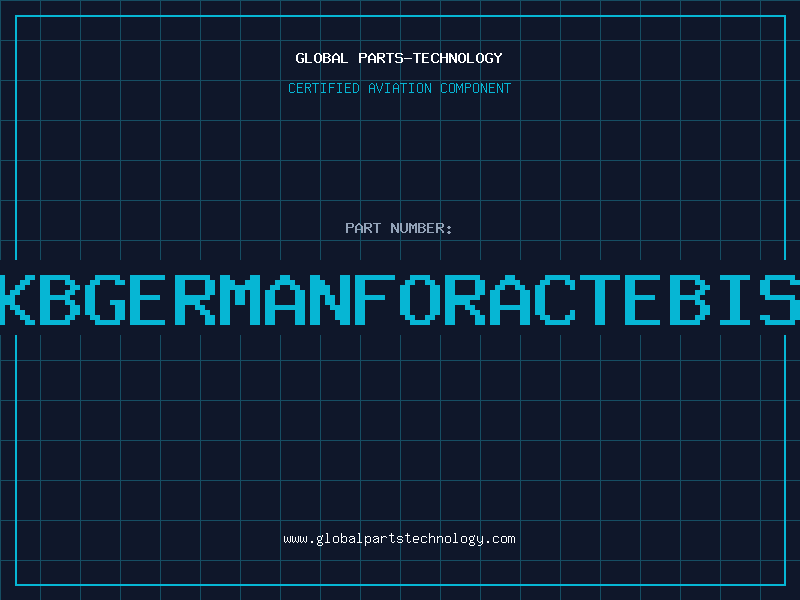 Aviation Part KBGERMANFORACTEBIS