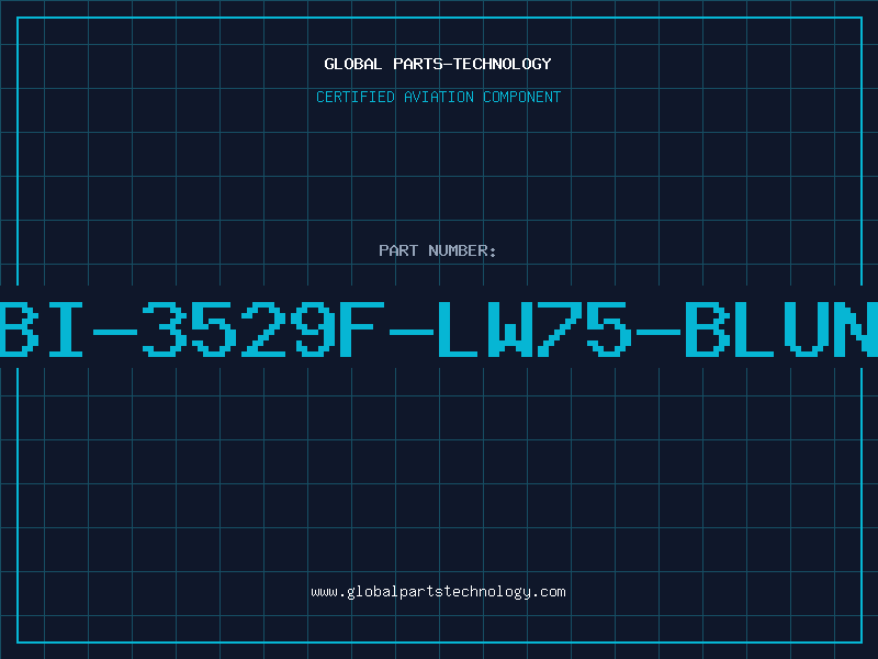 Aviation Part KBI-3529F-LW75-BLUNT