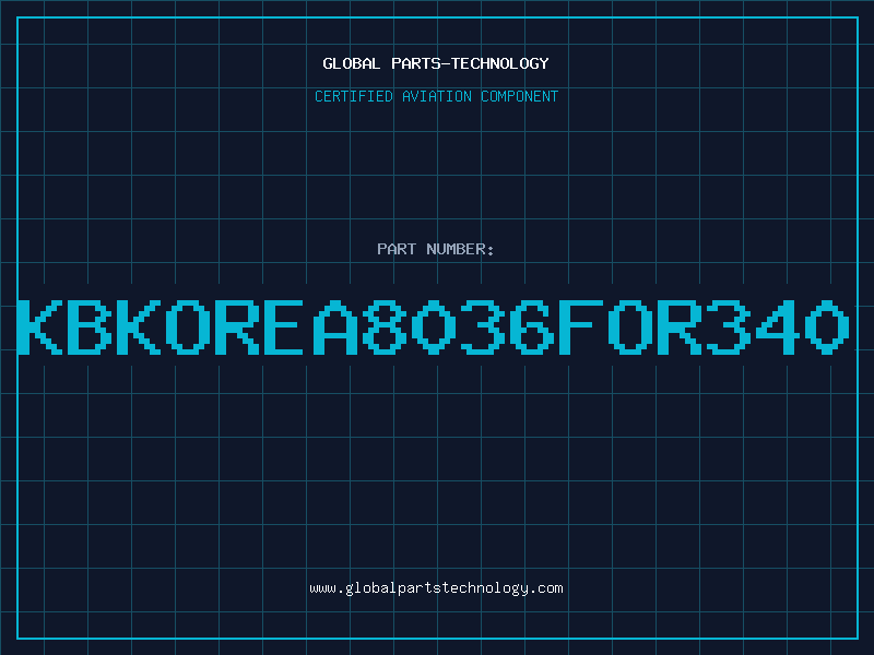 Aviation Part KBKOREA8036FOR340