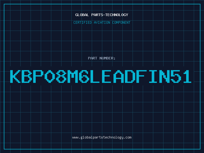 Aviation Part KBP08M6LEADFIN51