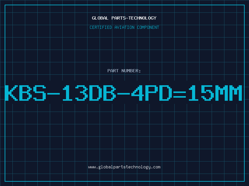 Aviation Part KBS-13DB-4PD=15MM