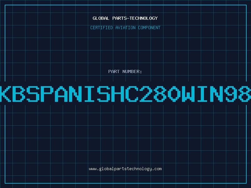 Aviation Part KBSPANISHC280WIN98
