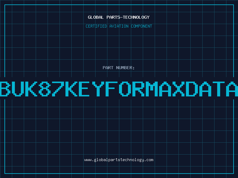 Aviation Part KBUK87KEYFORMAXDATAJ