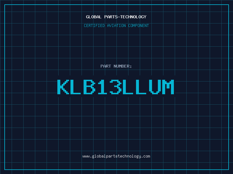 Aviation Part KLB13LLUM