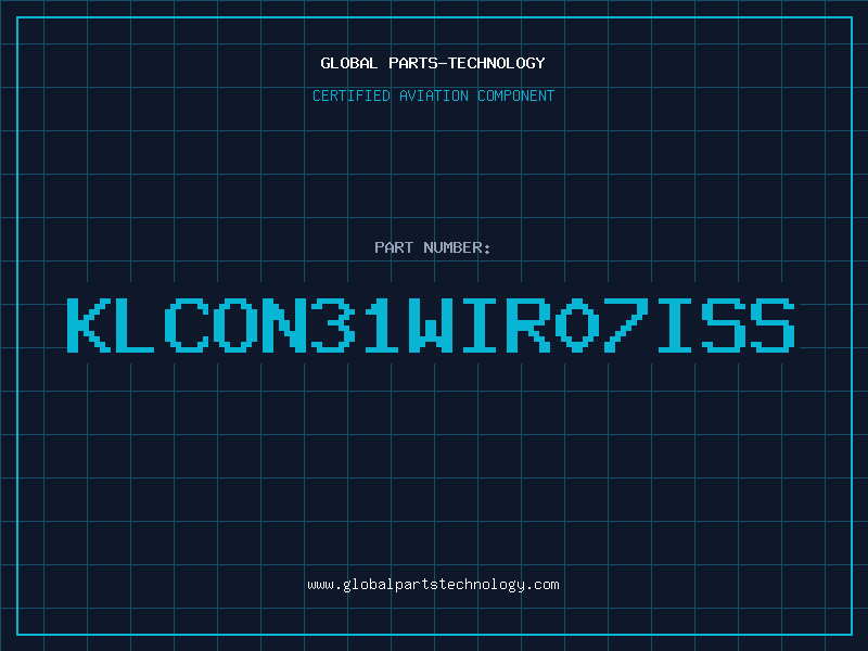 Aviation Part KLCON31WIR07ISS