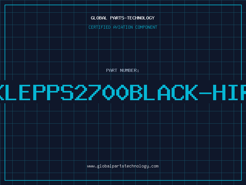 Aviation Part KLEPPS2700BLACK-HIR