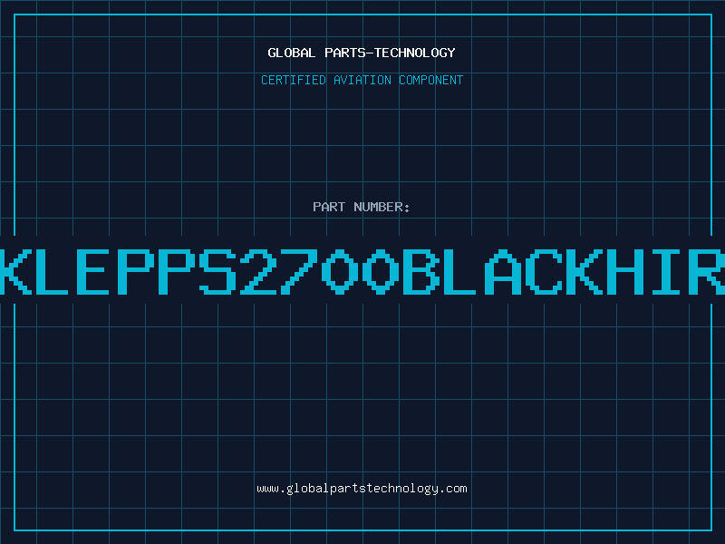 Aviation Part KLEPPS2700BLACKHIR