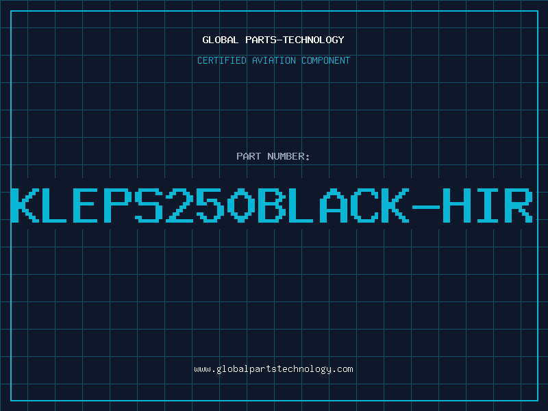 Aviation Part KLEPS250BLACK-HIR