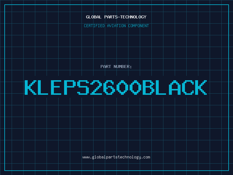 Aviation Part KLEPS2600BLACK