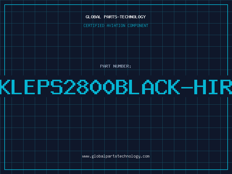 Aviation Part KLEPS2800BLACK-HIR