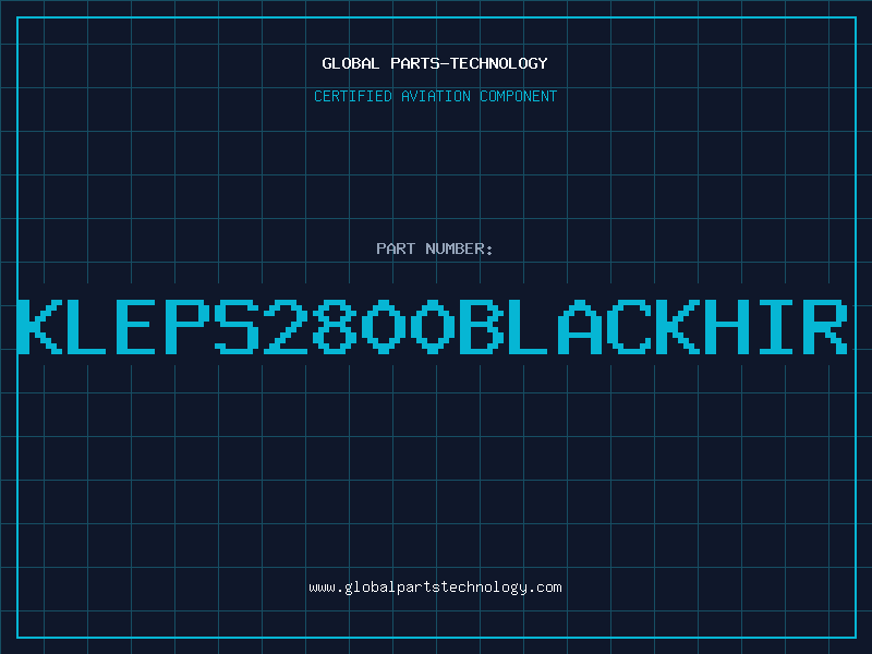 Aviation Part KLEPS2800BLACKHIR