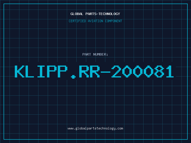 Aviation Part KLIPP.RR-200081